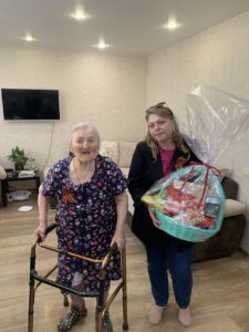 Поздравляем участницу трудового фронта