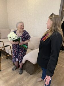 Поздравляем участницу трудового фронта