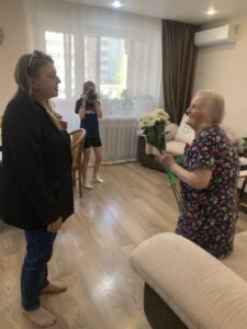 Поздравляем участницу трудового фронта